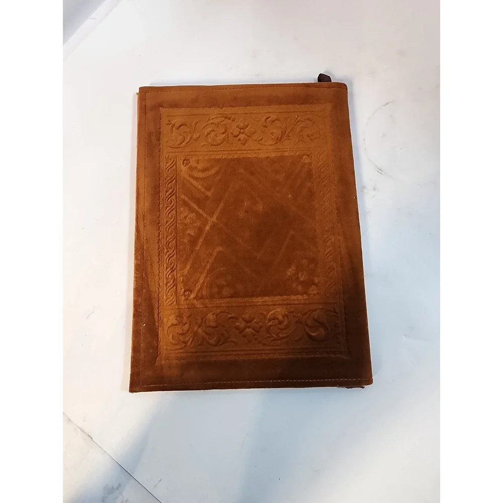 Velvet Notepad Covers with Ribbon Closure | Set of 2 | 6